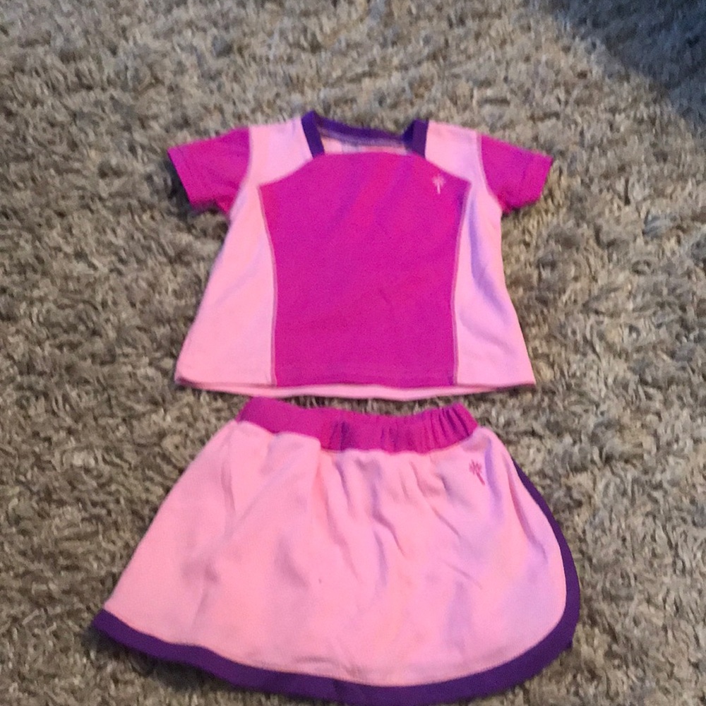 Girls mesh active outfit